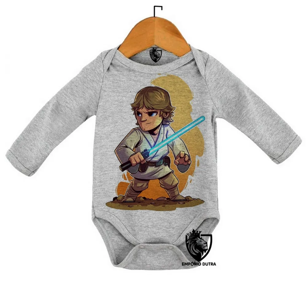 Body Bebê Infantil Star Wars Luke Skywalker jedi
