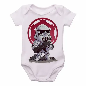 Body Bebê Infantil Stormtrooper star wars soldado - Foto 2