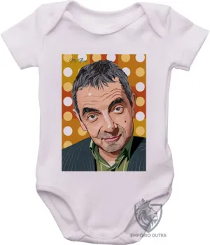 Body Bebê Infantil Mr. mister Bean bolinhas - Foto 2