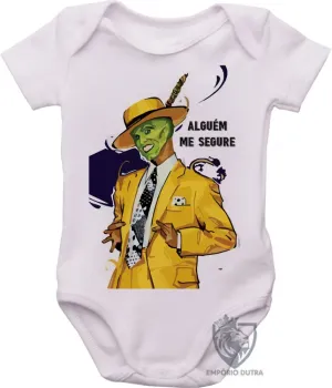 Body Bebê Infantil O máscara terno amarelo - Foto 2