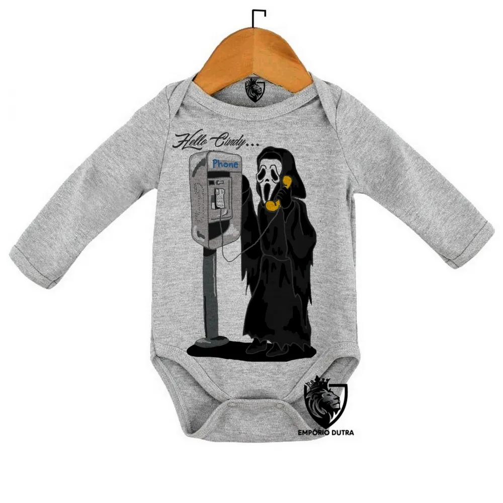 Body Bebê Infantil Pânico terror Hello Cindy telefone orelhão Imagem