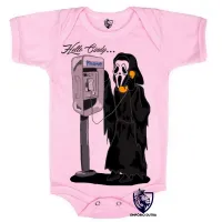 Body Bebê Infantil Pânico terror Hello Cindy telefone orelhão - Foto 4