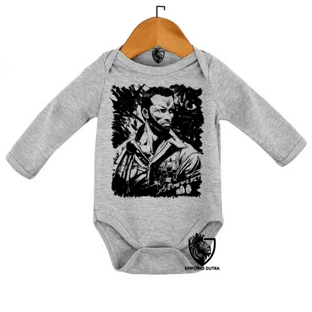 Body Bebê Infantil predador exterminador arnold schwarzenegger Imagem
