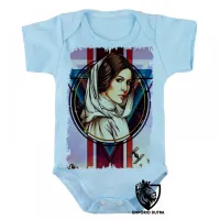 Body Bebê Infantil Princesa Leia Organa Star Wars - Foto 3
