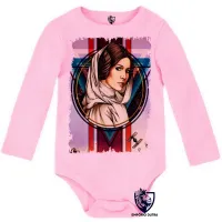 Body Bebê Infantil Princesa Leia Organa Star Wars - Foto 4