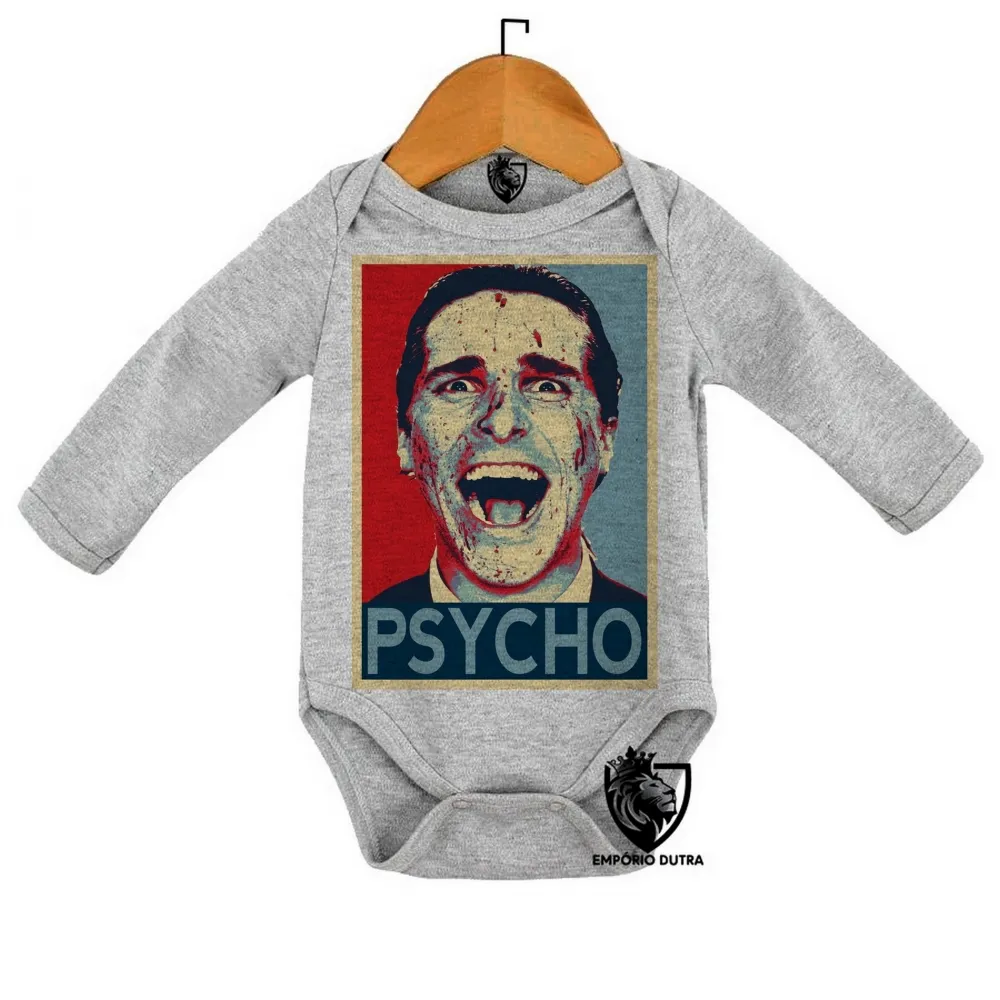 Body Bebê Infantil Psycho Patrick Batman Christian Bale