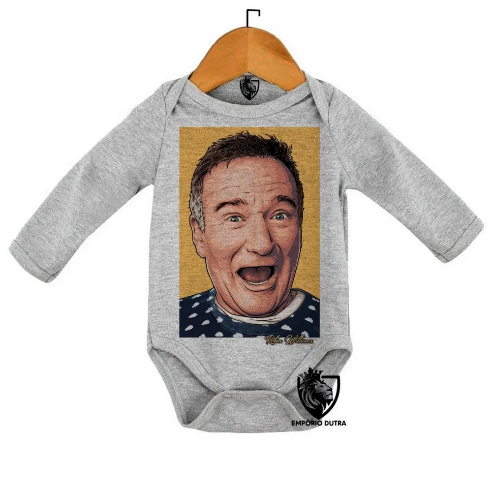 Body Bebê Infantil Robin Williams Ator