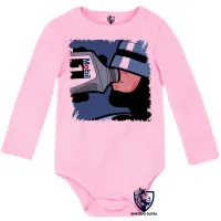 Body Bebê Infantil Robocop Óleo Mobil - Foto 4