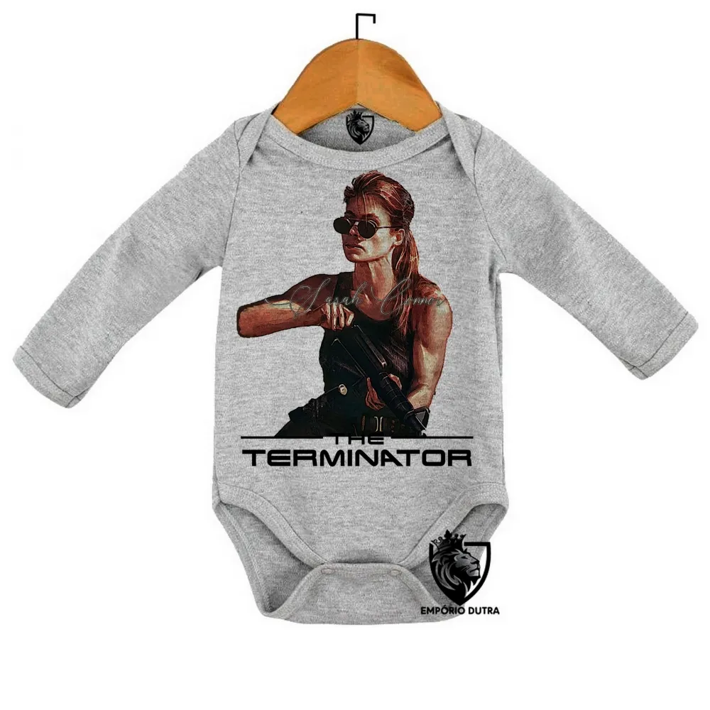 Body Bebê Infantil Sarah Connor exterminador do futuro