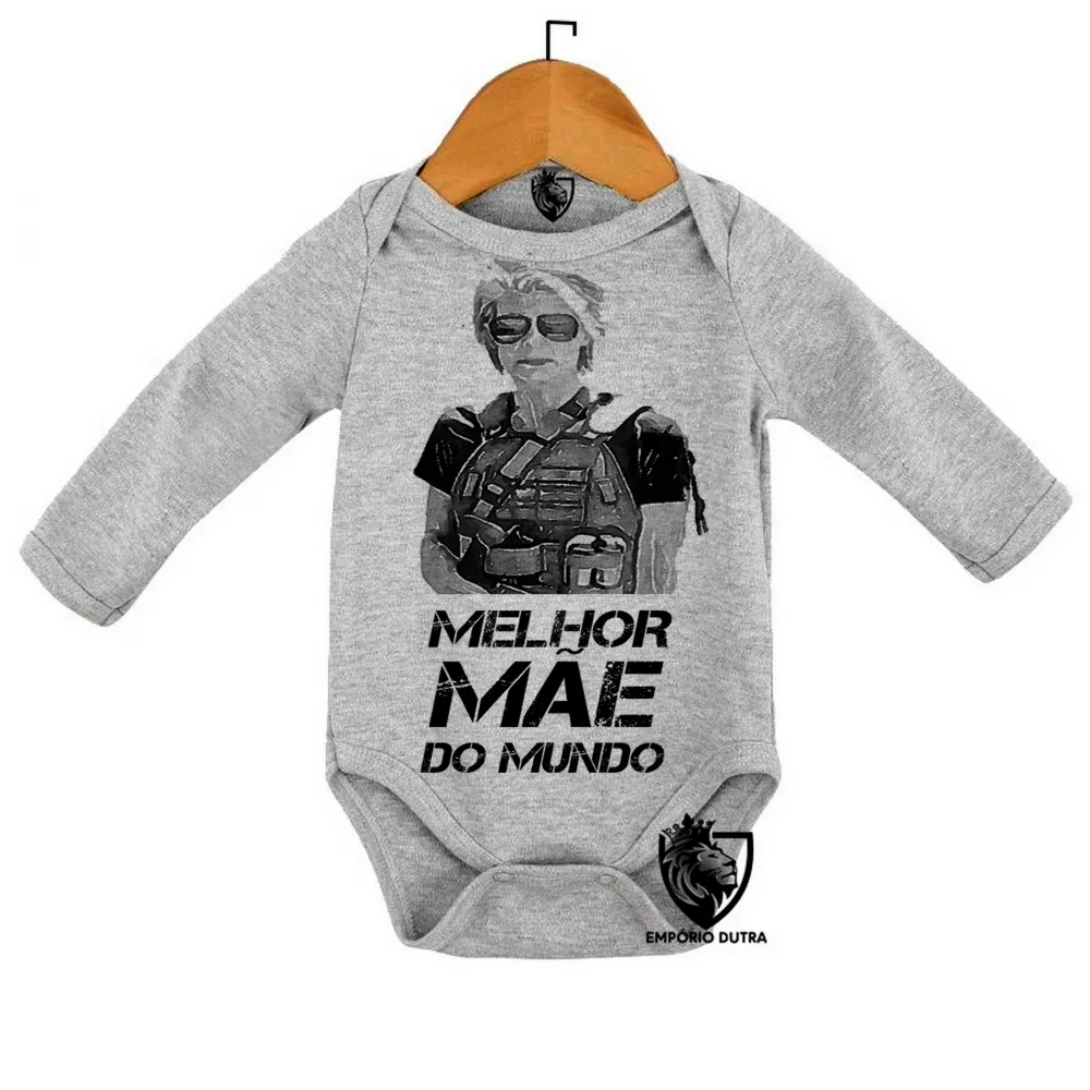 Body Bebê Infantil Sarah Connor melhor mãe mundo Imagem
