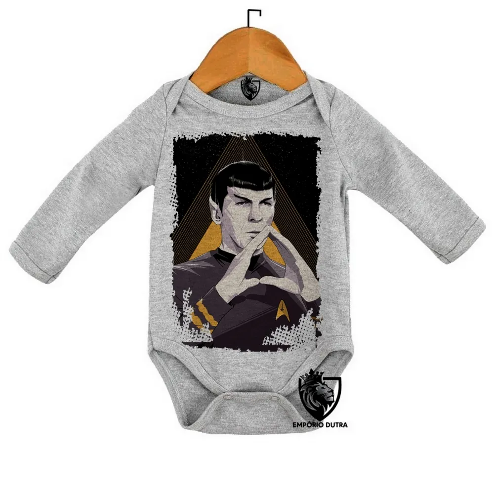 Body Bebê Infantil Spock mãos Star Trek
