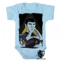 Body Bebê Infantil Spock mãos Star Trek - Foto 3