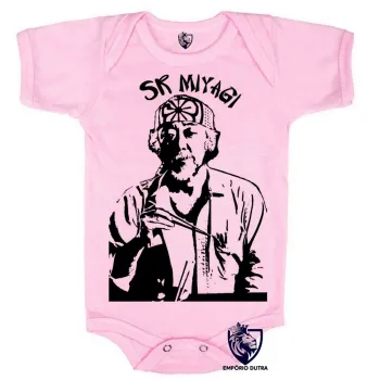 Body Bebê Infantil SR MIYAGI Karate Kid - Foto 2