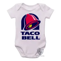 Body Bebê Infantil Taco Bell restaurante demolidor - Foto 2