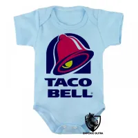 Body Bebê Infantil Taco Bell restaurante demolidor - Foto 3