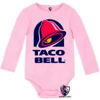 Body Bebê Infantil Taco Bell restaurante demolidor - Foto 4