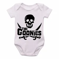 Body Bebê Infantil The Goonies caveira filme piratas anos 80 - Foto 2