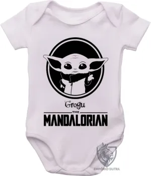 Body Bebê Infantil The Mandalorian baby Grogu - Foto 2