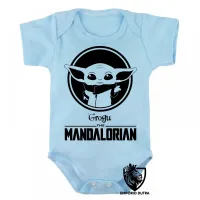Body Bebê Infantil The Mandalorian baby Grogu - Foto 3
