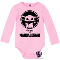 Body Bebê Infantil The Mandalorian baby Grogu - Foto 4