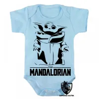 Body Bebê Infantil The Mandalorian Grogu - Foto 3