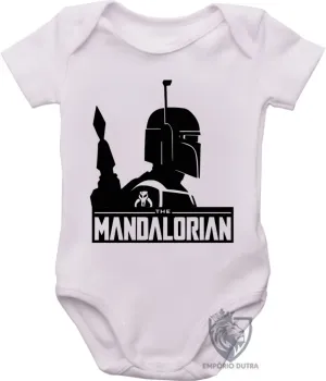 Body Bebê Infantil The Mandalorian perfil - Foto 2