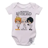 Body Bebê Infantil The Promised Neverland pequenos - Foto 2