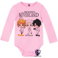 Body Bebê Infantil The Promised Neverland pequenos - Foto 4