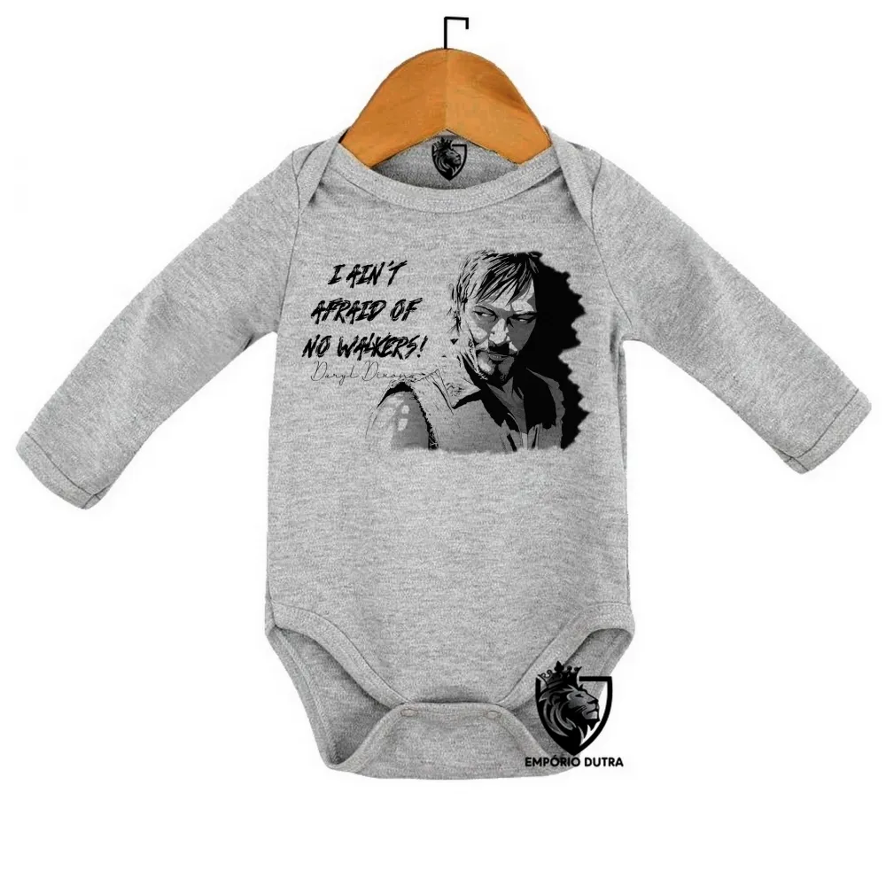 Body Bebê Infantil The Walking Dead Daryl Dixon seriado Imagem