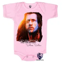 Body Bebê Infantil William Wallace coração valente mel gibson - Foto 4