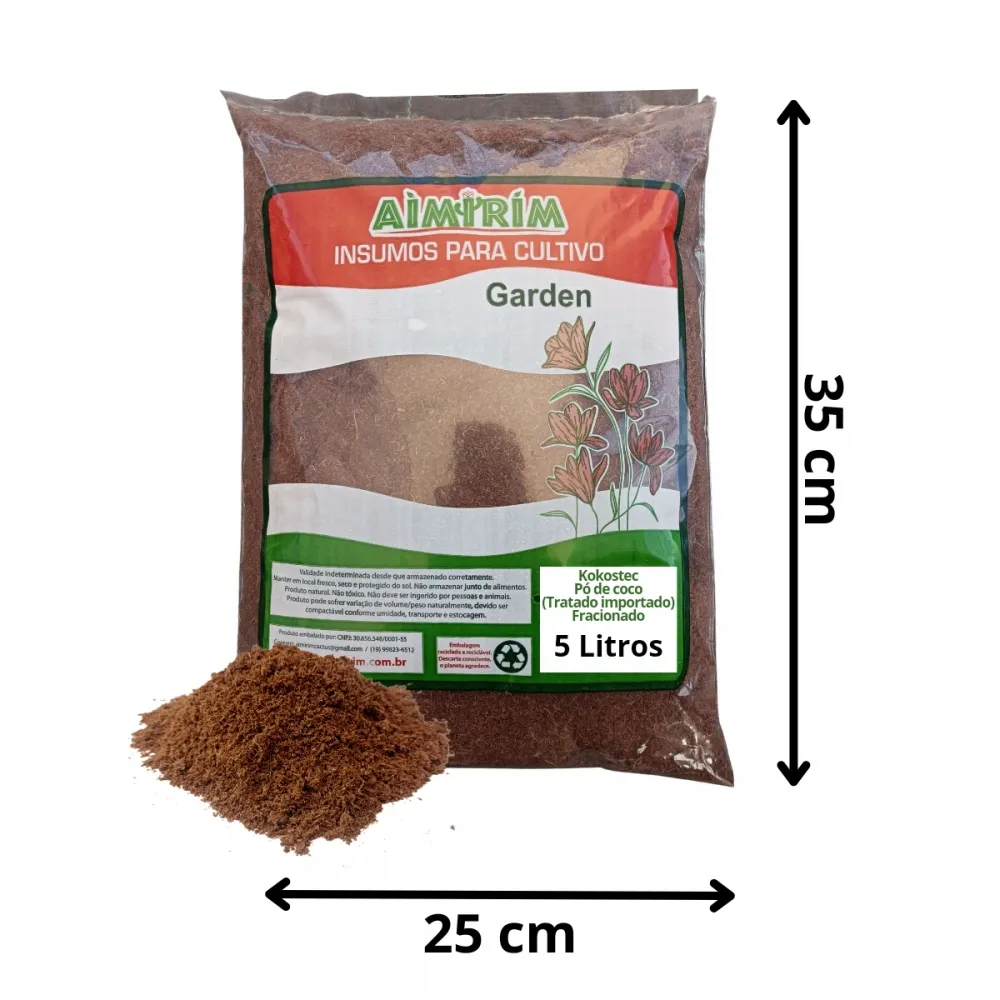 Pó de coco Para Plantio E Germinação - 5 Litros Imagem