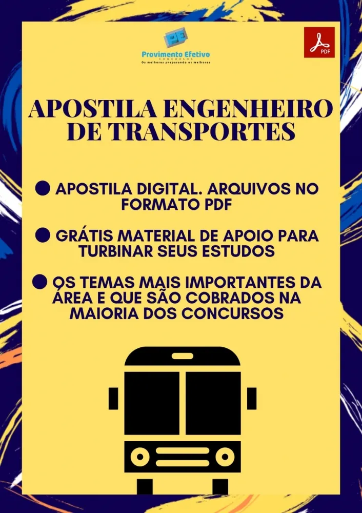 Apostila do Engenheiro de Transporte Concursos Engenharia de Transportes