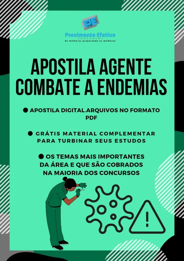 Apostila do Agente de Endemias Concursos Agente Combate a Endemias