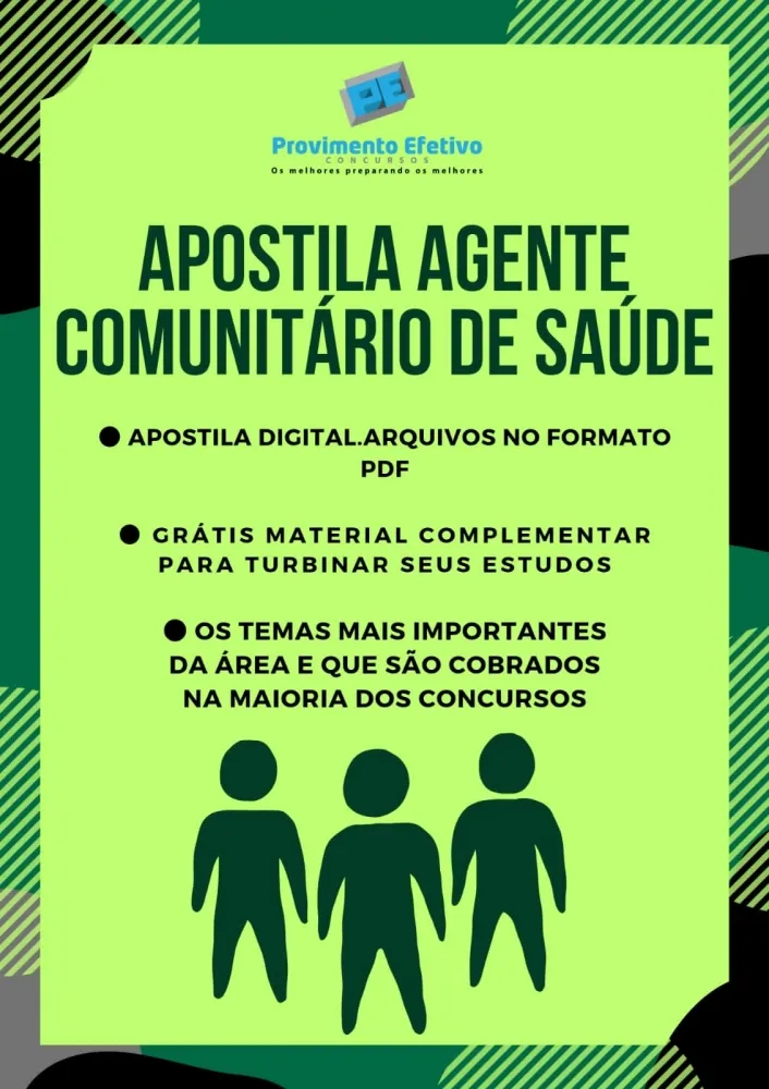 Apostila do Agente Comunitário Concursos Agente Comunitário de Saúde Imagem