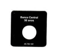 Cartela Para Moeda Banco Central 50 Anos - VAZIA