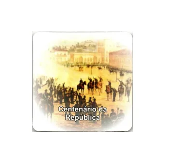 Cartela Para Moeda Centenário da República - VAZIA - Foto 2