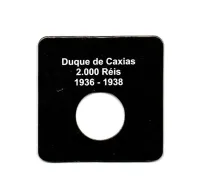 Cartela Para Moeda 2000 Réis Duque de Caxias - VAZIA