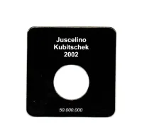 Cartela Para Moeda Juscelino Kubitschek 2002 - VAZIA
