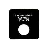 Cartela Para Moeda 1000 Réis José de Anchieta - VAZIA