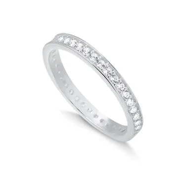 Anel Elegance com Zircônias  950 - 270189 Imagem