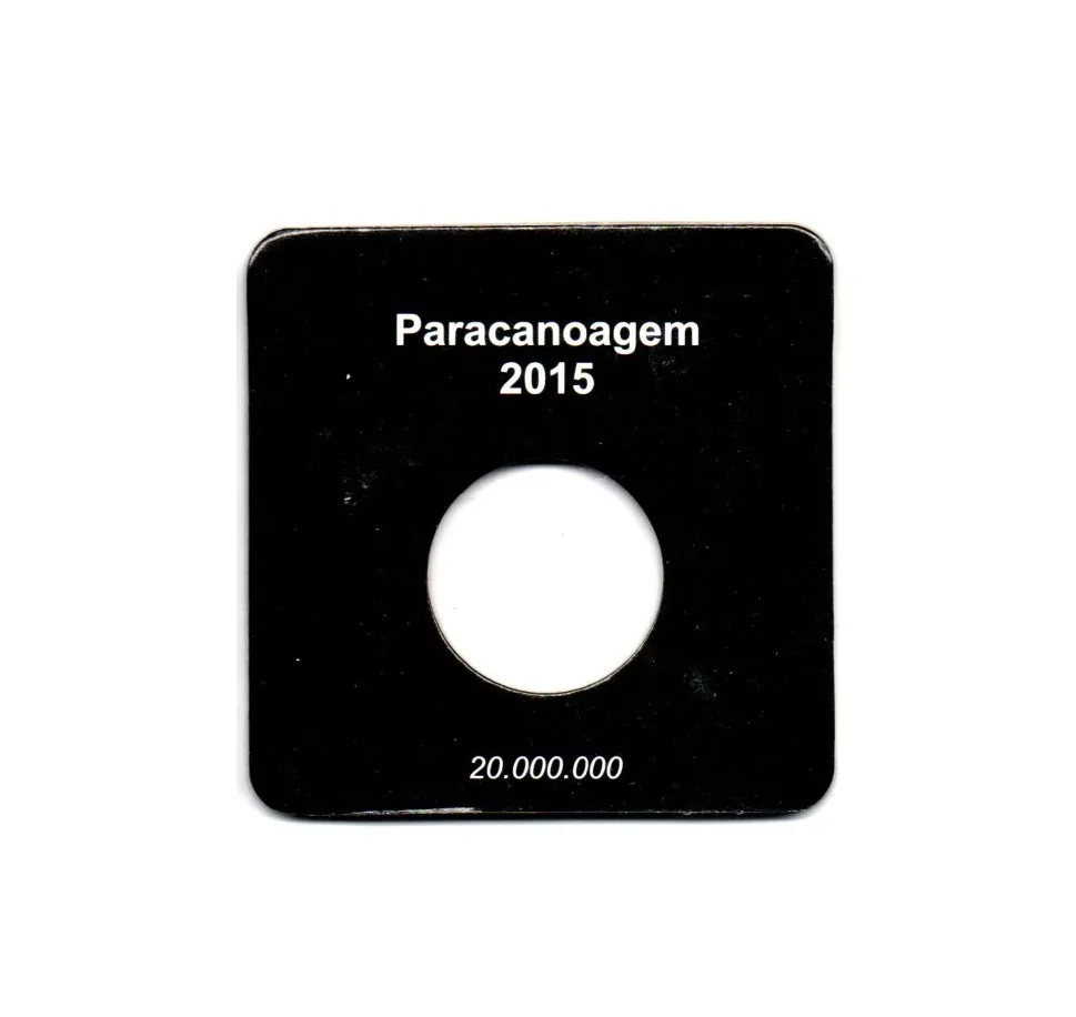 Cartela Para Moeda Olímpiadas Paracanoagem - VAZIA Imagem