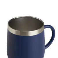 Caneca térmica de inox 350ml com tampa de acrílico, bocal e trava de segurança - Foto 3