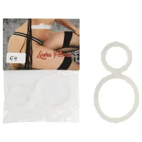 ANEL RETARDADOR DUPLO TRANSPARENTE - PAU BRASIL.                                                                                             LIBYSEXSHOP