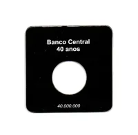 2 Cartelas Para Moedas Comemorativas Banco Central 40 e 50 anos - VAZIAS - Foto 4