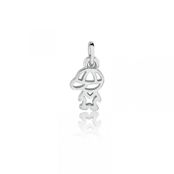 Pingente de prata menino -250997 Imagem