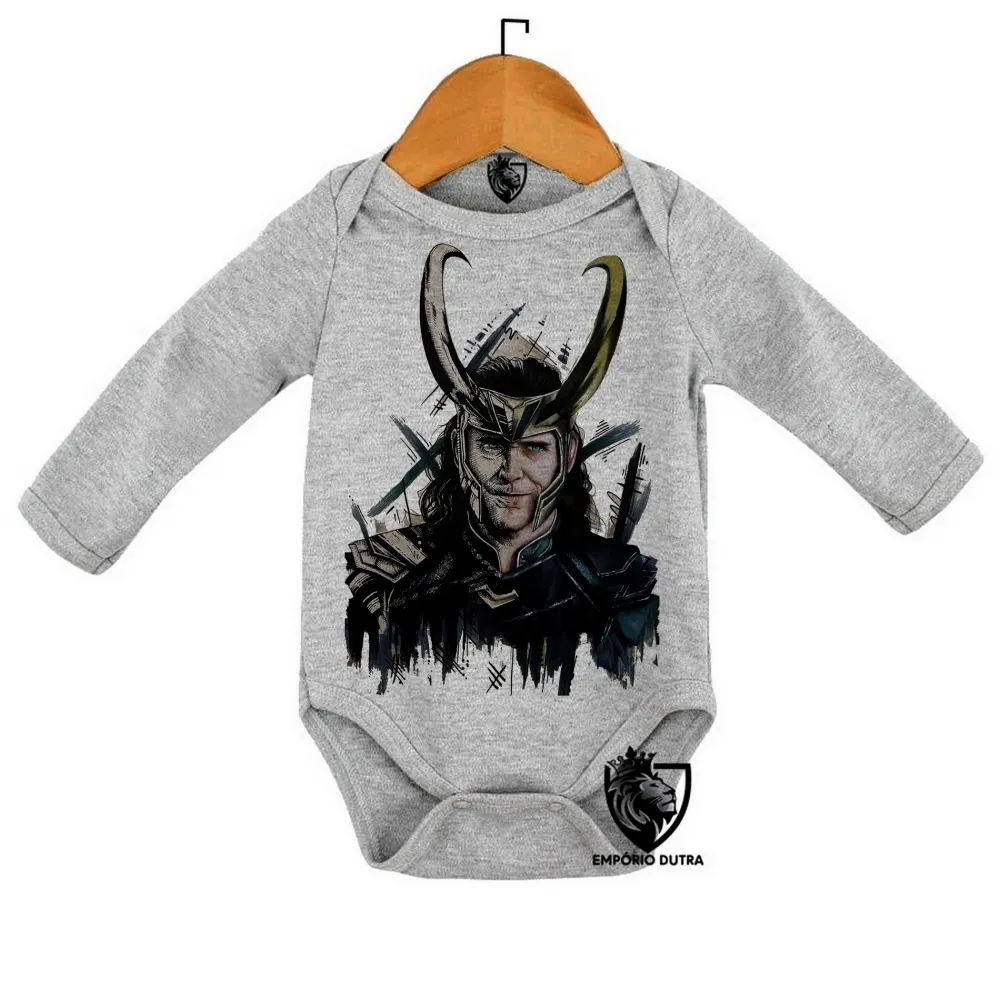 Body Bebê Infantil loki vilão thor vingadores