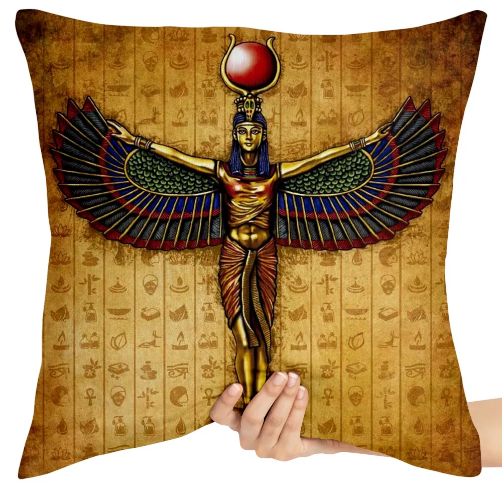 Almofada Deusa Isis colorida Imagem