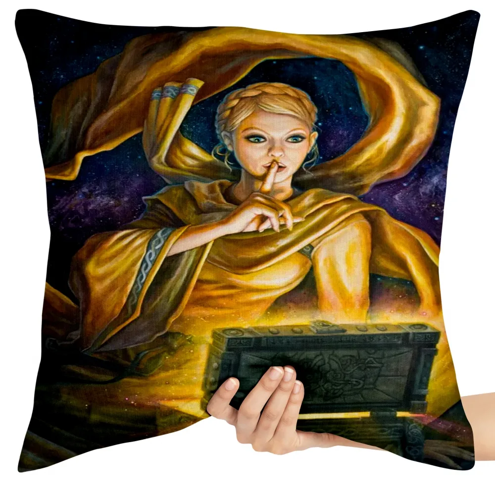 Almofada Deusa Nórdica Fulla Imagem