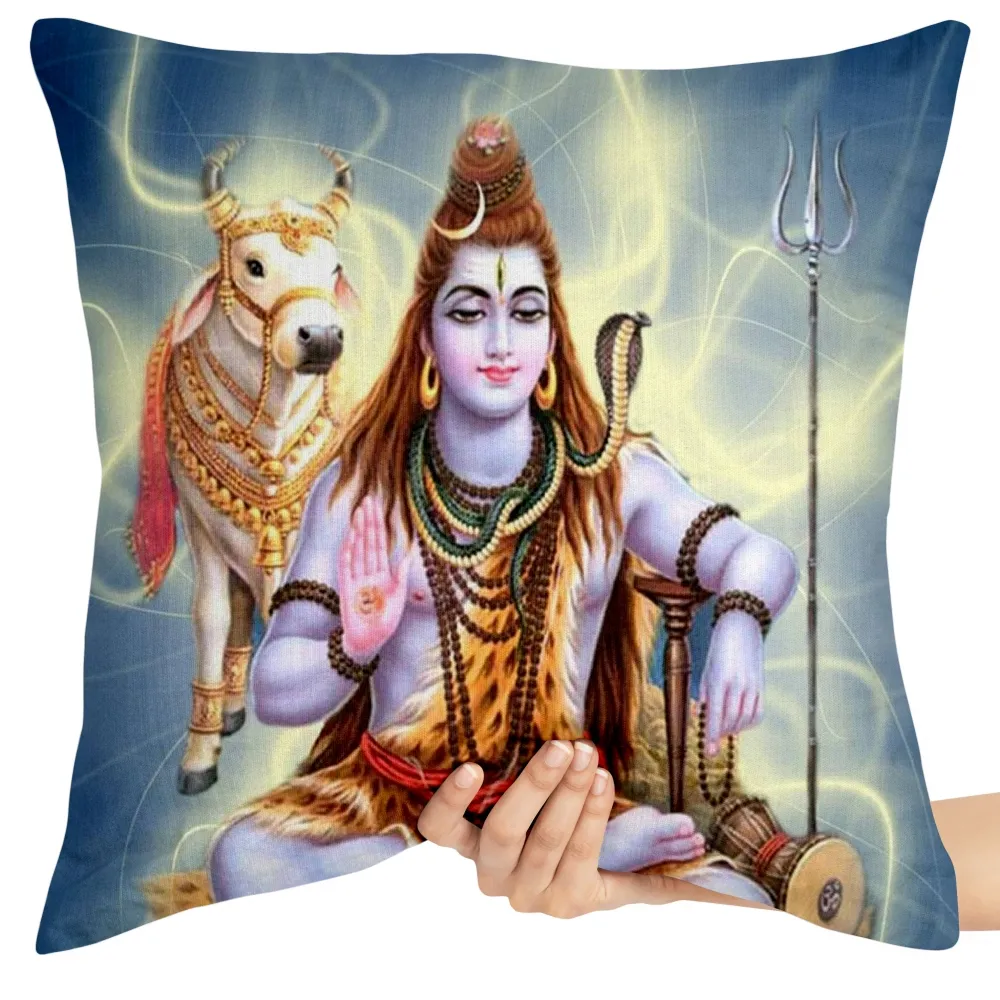 Almofada Shiva mão touro Nandi
