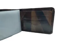 Ref: 9101 - Carteira de Couro Sem Fecho. Cor Marrom - Foto 4